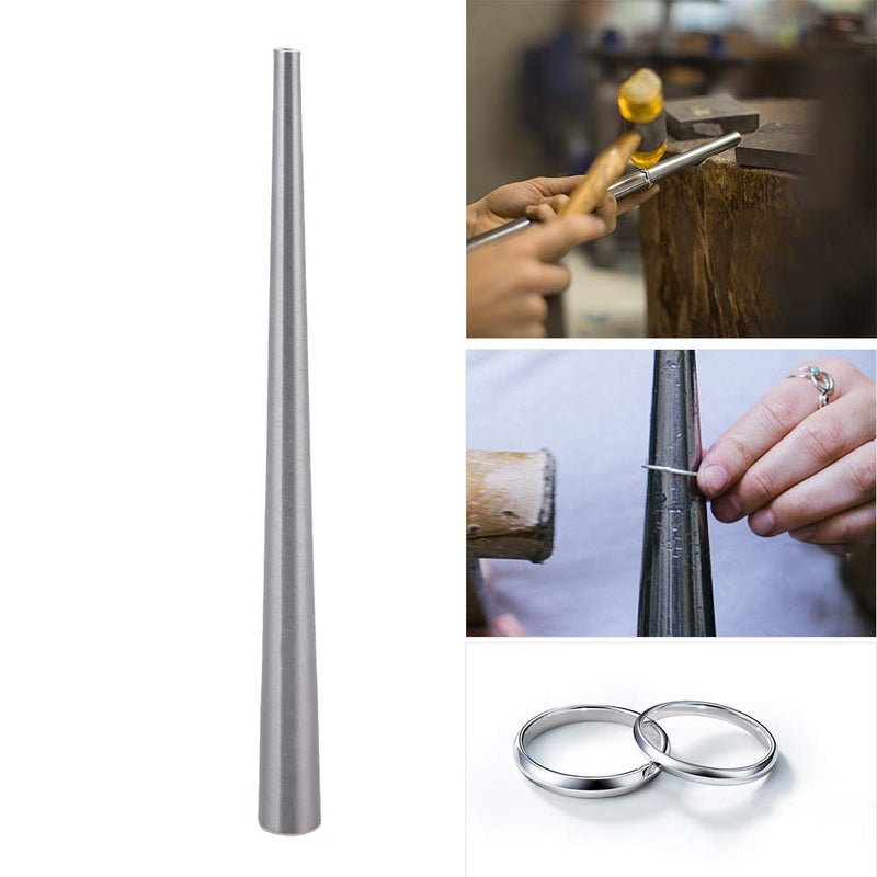 JADPES Ring Stretcher Ring Expander, Professional Stainless Steel Stick Mandrel Sizer Tool Ring Enlarger for Jewelry Making and Ring Forming Mandrel Forming Metal Repair Tool - Image 4